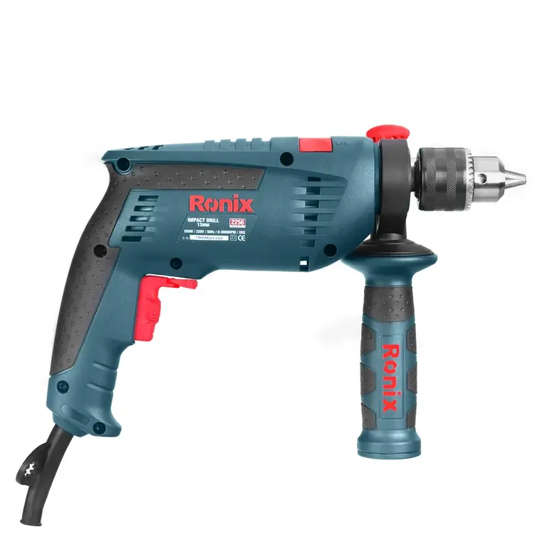 دریل برقی چکشی 13 میلی‌متری آچاری 850 وات 3000 دور رونیکس 2250 Ronix